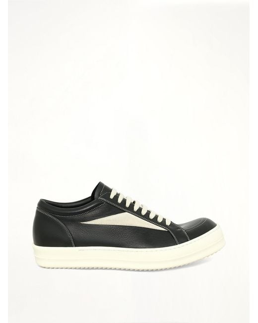 Rick Owens White Vintage Sneaker for men