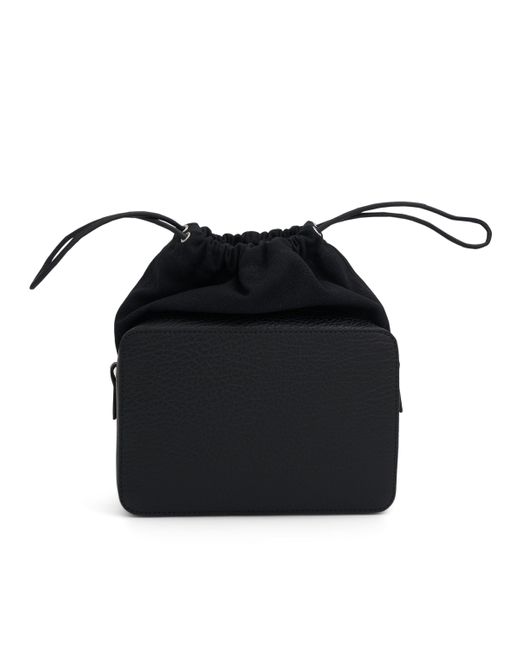 Maison Margiela Black 5Ac Camera Crossbody Bag, , 100% Leather for men