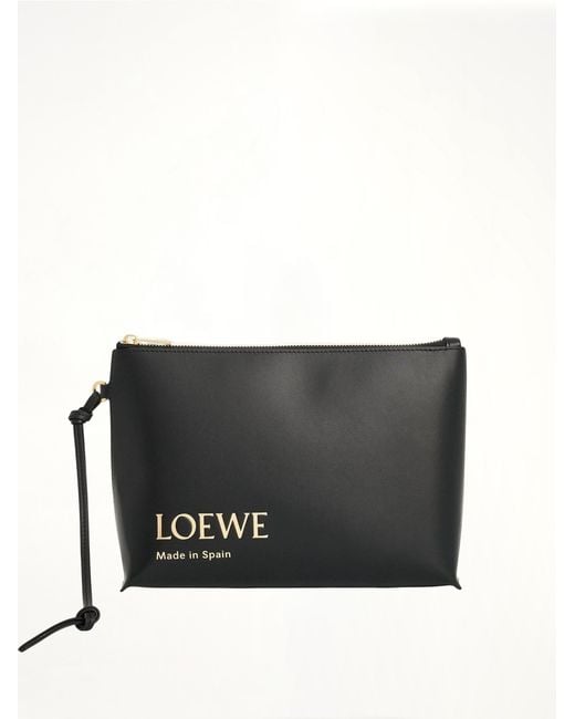 Loewe Black Embossed T-Pouch