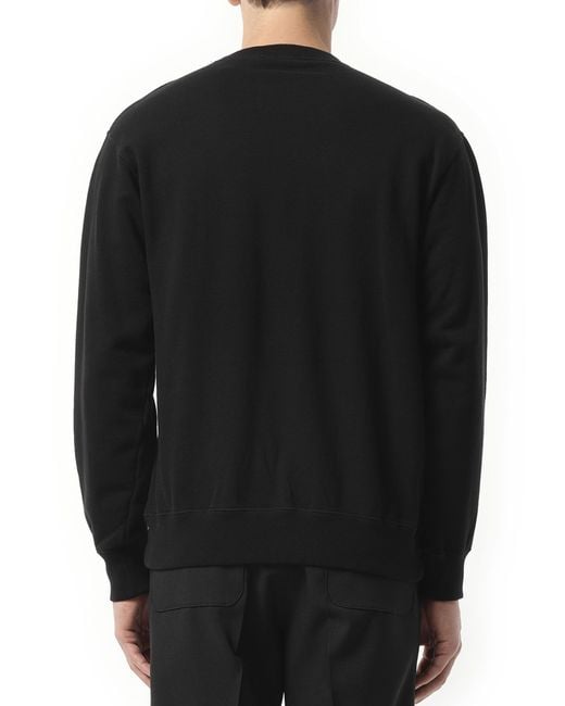 Undercover Black "Noise" Sweatshirt, Long Sleeves, 100% Cotton for men
