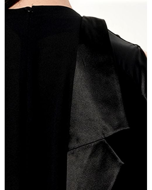 Balenciaga Black Georgette Top