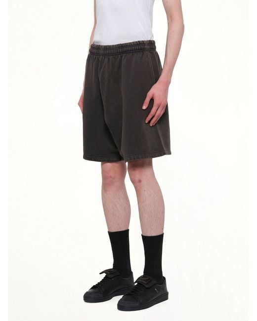Entire studios Black Standard Sweatshort for men