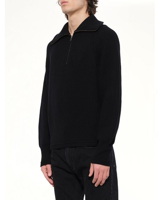 Entire studios Black Blimp Quarter Zip for men