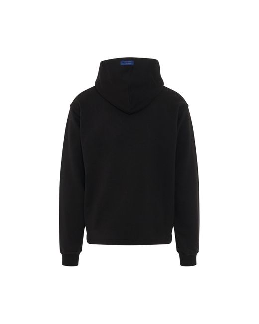 Represent Black Relaxed Logo Hoodie, Long Sleeves, Off, 100% Cotton, Size: Medium for men