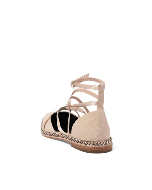 Lanvin Pink Laced Ballerina