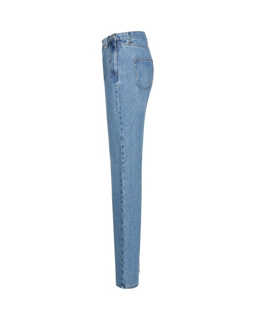 Coperni Blue Open Hip Denim Trousers, 100% Cotton