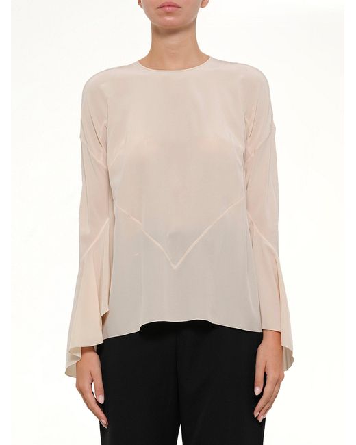 Givenchy White Long Sleeve Top