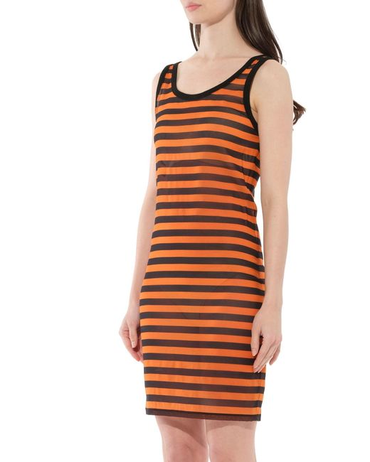 Givenchy Orange Podium Sleeveless Dress
