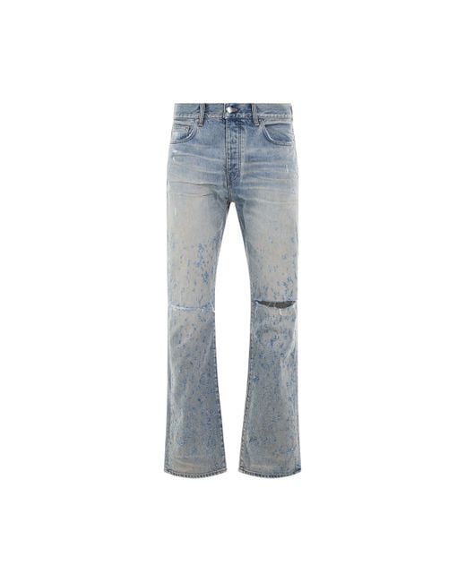 Amiri Blue Shotgun Straight Jeans, Antique, 100% Cotton for men