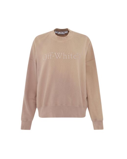 Off White Co Virgil Abloh Cotton Laundry Oversize Fit Sweatshirt In 