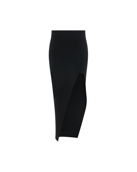 Rick Owens Synthetic Theresa Knit Skirt In Black | Lyst