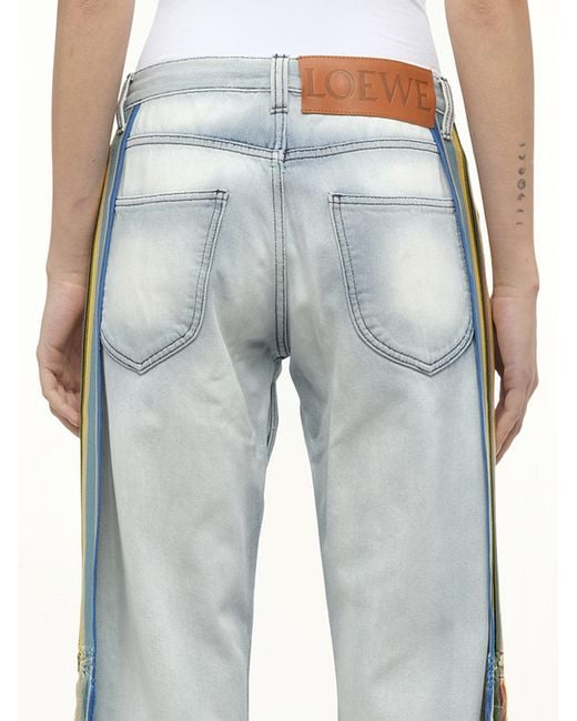 Loewe Blue Stripe Bands Jeans