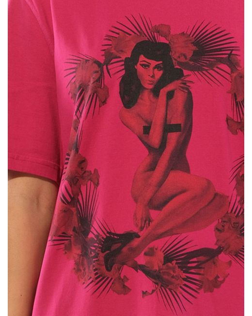 Givenchy Red Short Sleeve T-Shirt