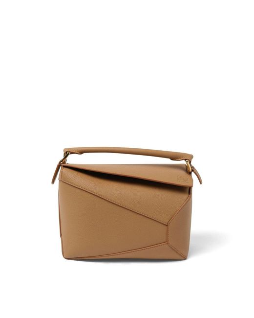 Loewe Natural Small Puzzle Edge Bag, 100% Soft Grain Calf