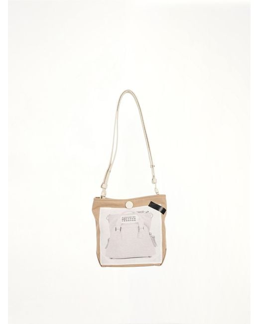 Maison Margiela White Trompel L'Oeil 5Ac Baby Bag