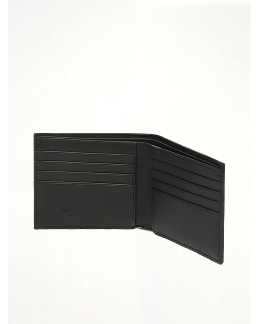 Loewe Black Puzzle Edge Bifold Wallet for men