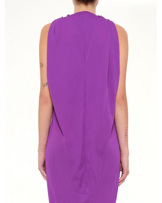 Lanvin Purple Dress