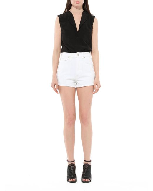 Givenchy Blue Mini Denim Shorts