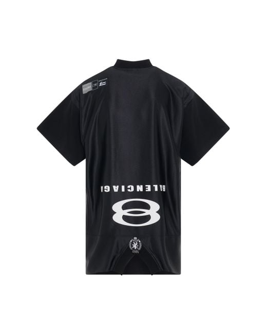 Balenciaga Black Unity Deconstructed T-Shirt, Short Sleeves, /, 100% Cotton for men