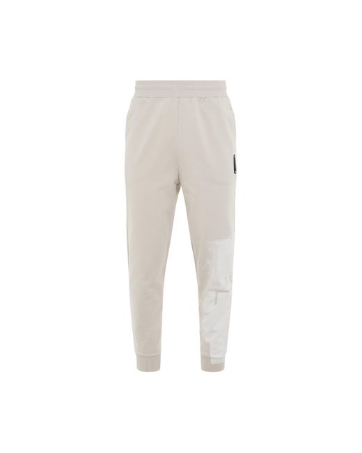 A_COLD_WALL* Gray 'Brushstroke Painted Sweatpants, , 100% Cotton, Size: Small for men
