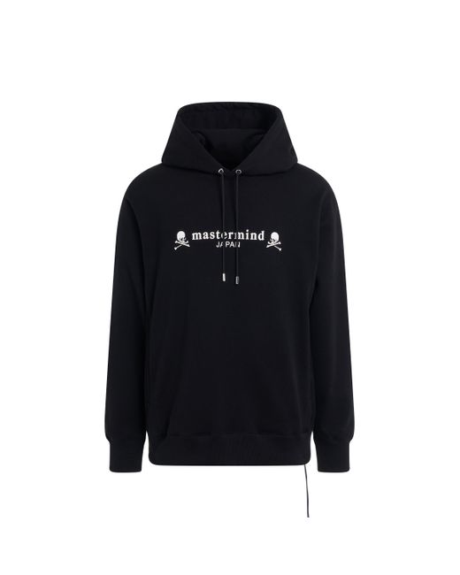 Mastermind Japan Blue 'Classic Logo And Skull Hoodie, Long Sleeves, , 100% Cotton, Size: Small for men