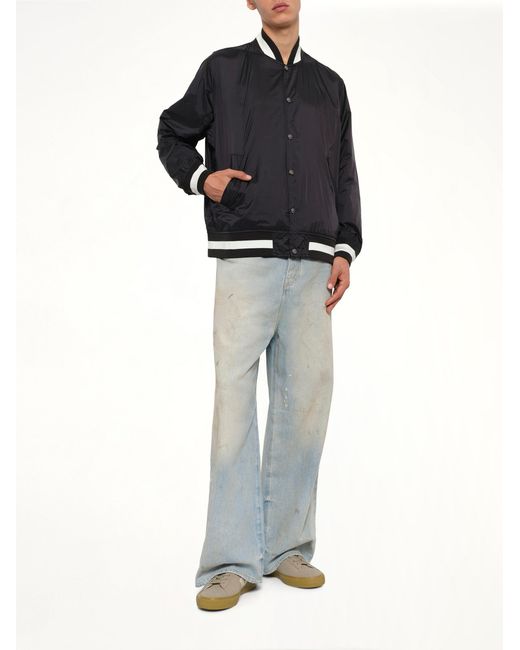 Taion Blue Non Down Basic Reversible Studium Jacket for men