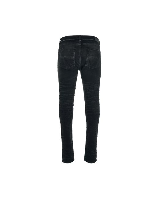 Amiri Black Shotgun Skinny Jeans, Faded, 100% Cotton for men