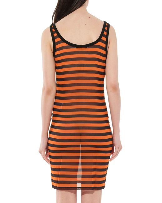 Givenchy Orange Podium Sleeveless Dress
