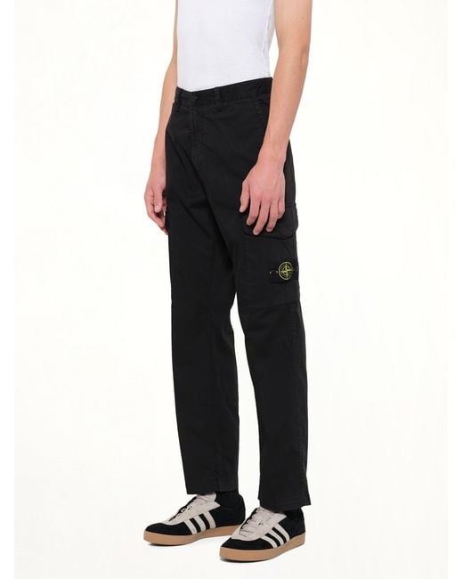 Stone Island Black 3100023 Trousers for men