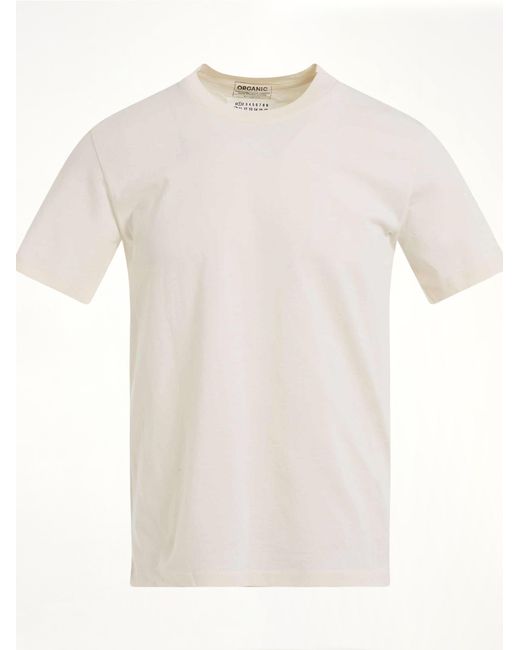 Maison Margiela White 3 Pack Organic Jersey T-Shirts for men