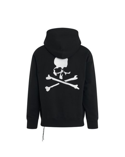 Mastermind Japan Black 'Embroiderish Hoodie, , 100% Cotton, Size: Small for men