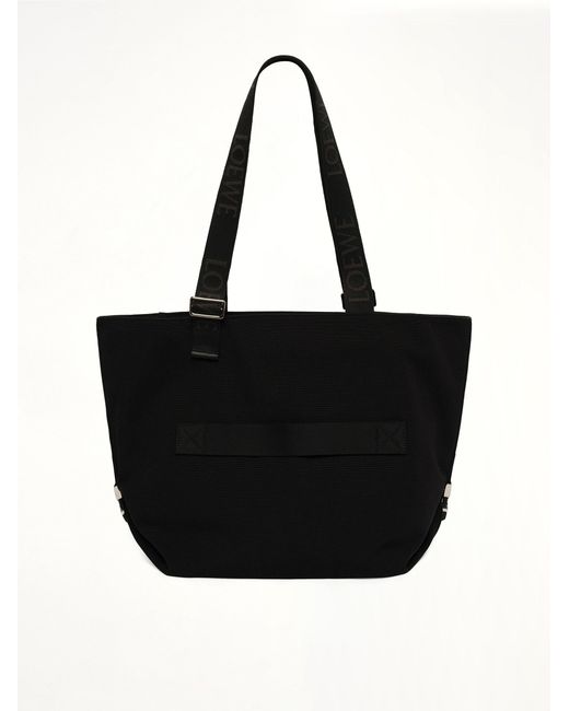 Loewe Black Flex Zipped Tote Bag for men