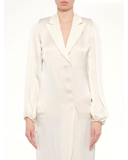 Lanvin White Long Dress