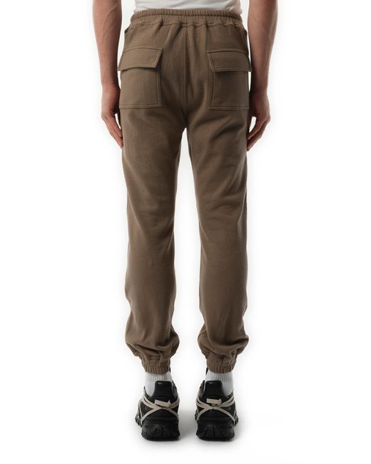 Rick Owens Brown X Moncler Joggers, 100% Cotton, Size: Small for men