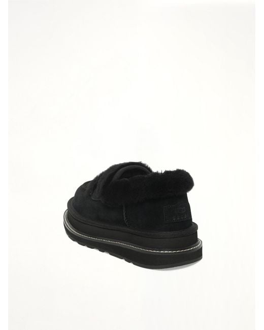 Sacai Black Ugg Loafer