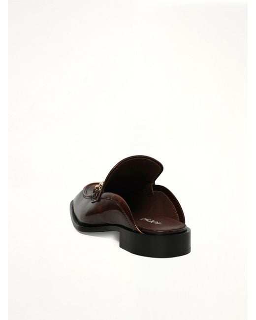 Loewe Brown Edge Loafer Mule