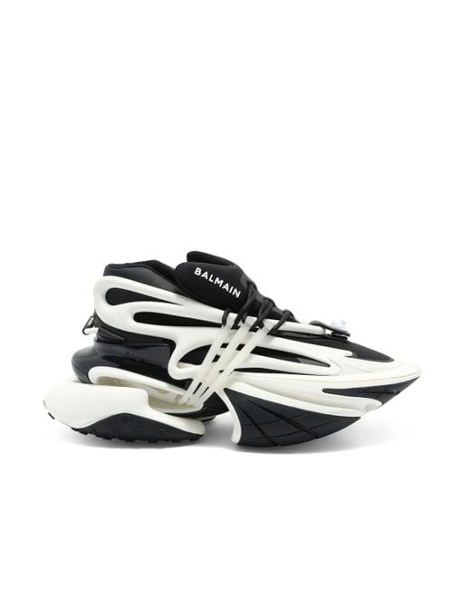 Balmain Black Unicorn Sneakers, 100% Rubber