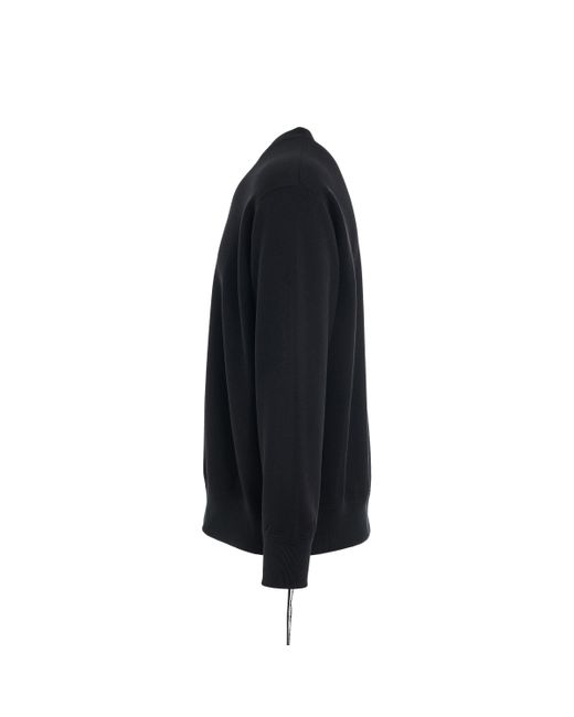 Mastermind Japan Black 'Skull Emblem Sweatshirt, Long Sleeves, , 100% Cotton, Size: Small for men