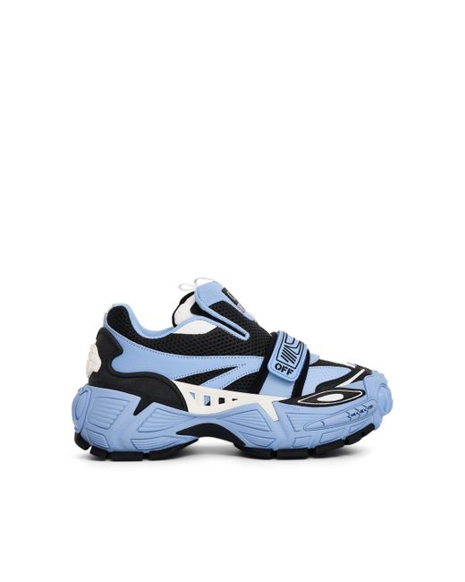 Off-White c/o Virgil Abloh Blue Off- Glove Slip On Sneakers, Light/, 100% Rubber for men