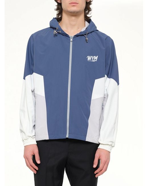Wooyoungmi Blue Track Jacket for men