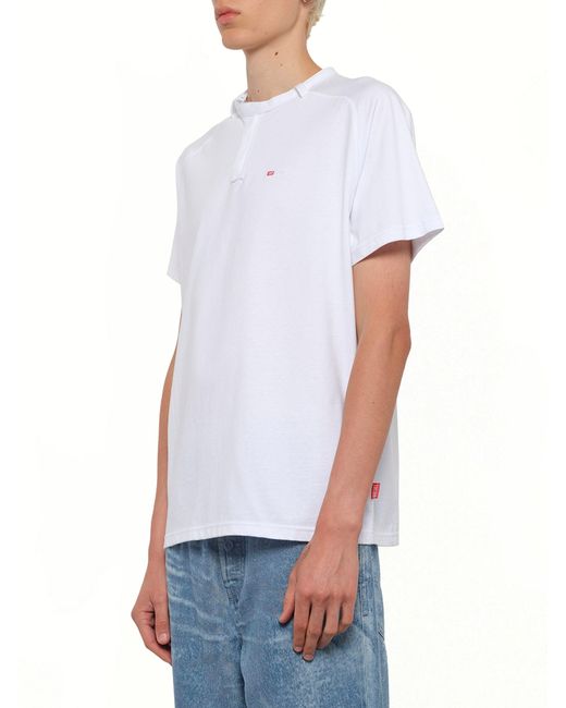 DIESEL White T-Kauko T-Shirt for men