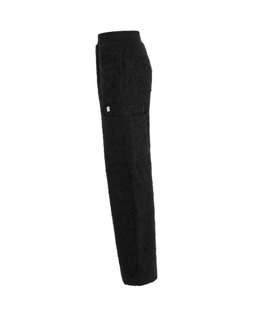 1017 ALYX 9SM Black Cargo Treated Sweatpants, 100% Cotton, Size: Small for men
