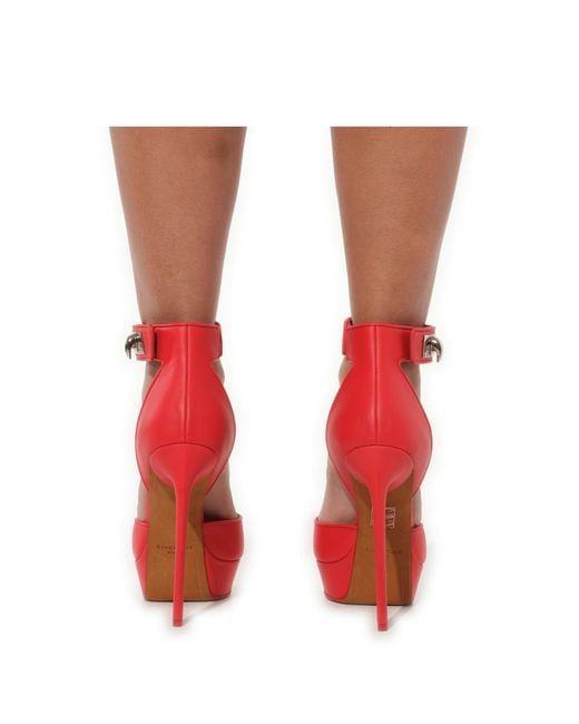 Givenchy Red Shark Shoes