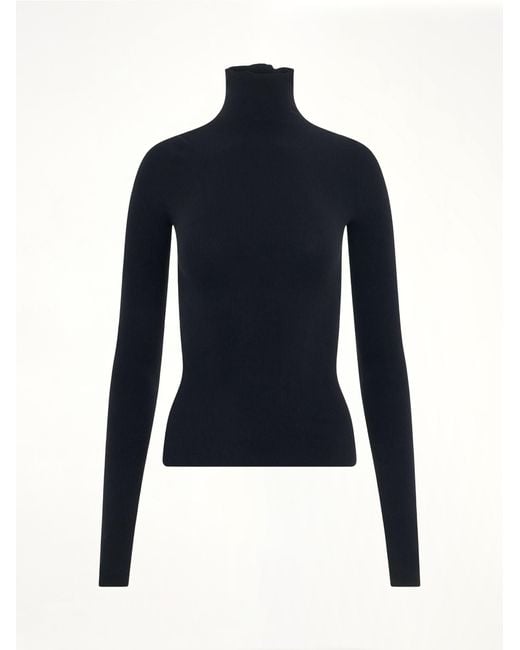 Balenciaga Blue Turtleneck Sweater