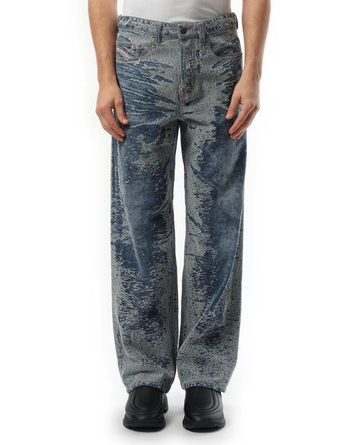 DIESEL Gray 2001 D-Macro Corduroy Jeans, 100% Cotton for men