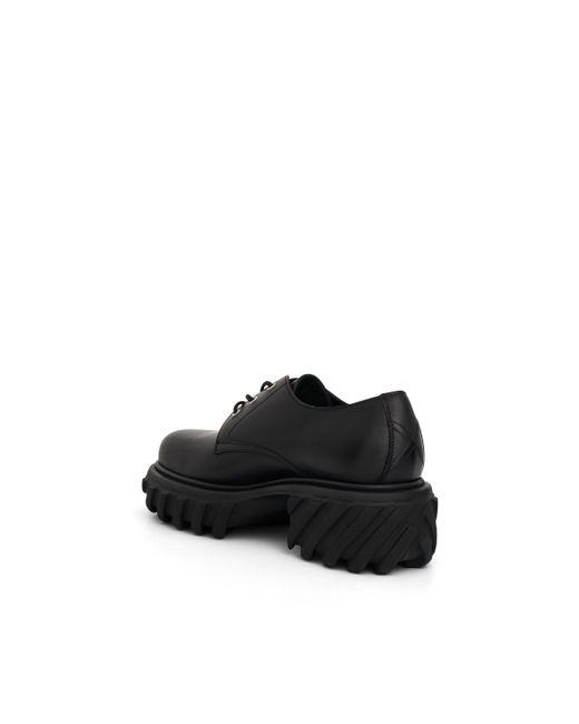 Off-White c/o Virgil Abloh Black Off- Exploration Derby Shoes, , 100% Rubber for men