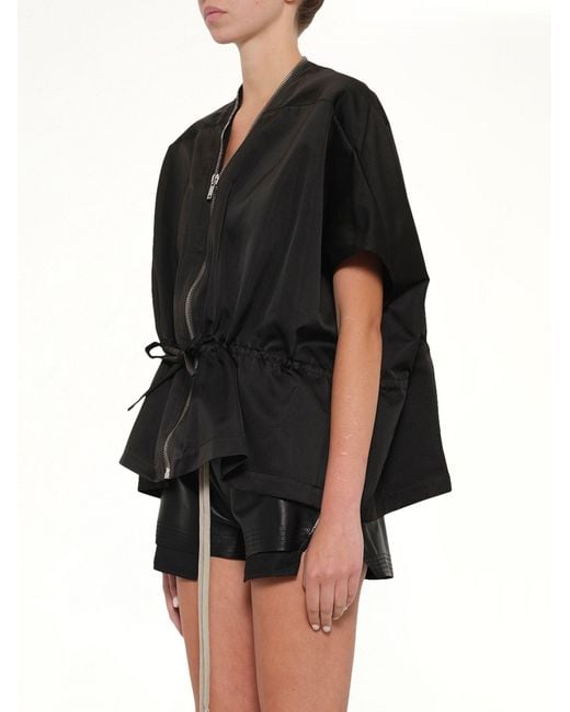 Rick Owens Black Sail Jacket