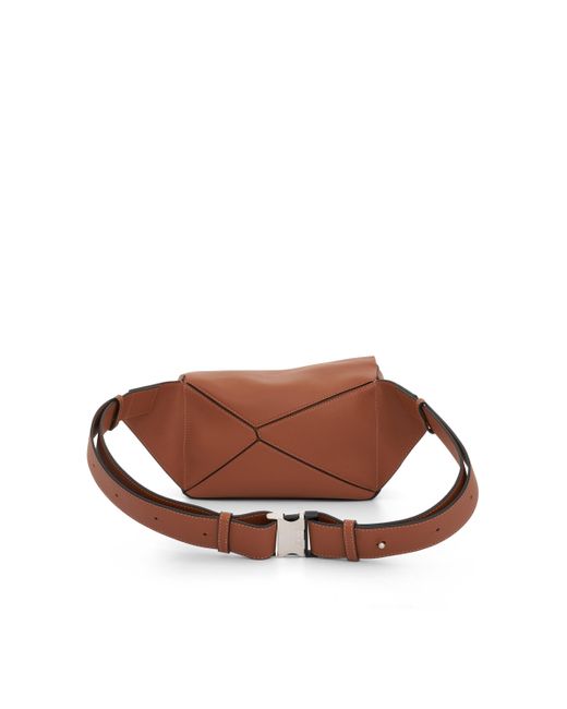 Loewe Brown Small Puzzle Bumbag, , 100% Calf Leather for men