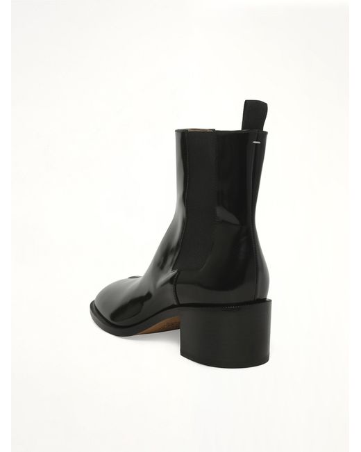 Maison Margiela Black Tabi Chelsea 5.5Cm Boots for men