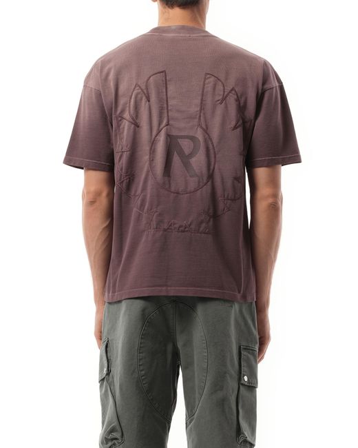 Represent Brown X Belstaff Outline Phoenix T-Shirt, Short Sleeves, 100% Cotton, Size: Small for men